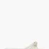 Dune London Cream Newlie Crystal Knot Flat Sandals -Style Sole Zone 102834s