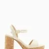 Dune London Nude Jodi Platform Block Heel Sandals 1 Dune London Nude Jodi Platform Block Heel Sandals -Style Sole Zone 103607s