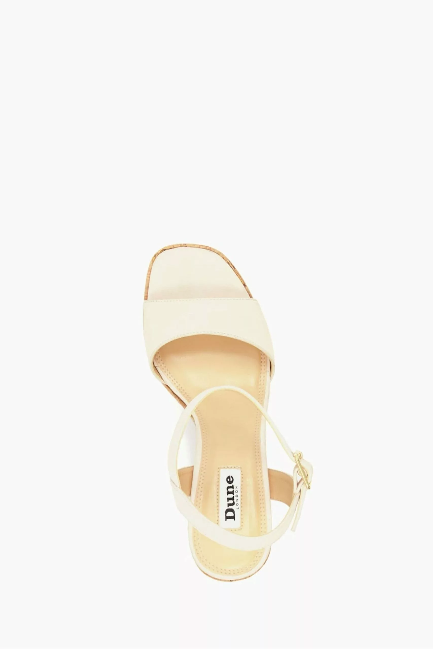 Dune London Nude Jodi Platform Block Heel Sandals 6 Dune London Nude Jodi Platform Block Heel Sandals - Image 4