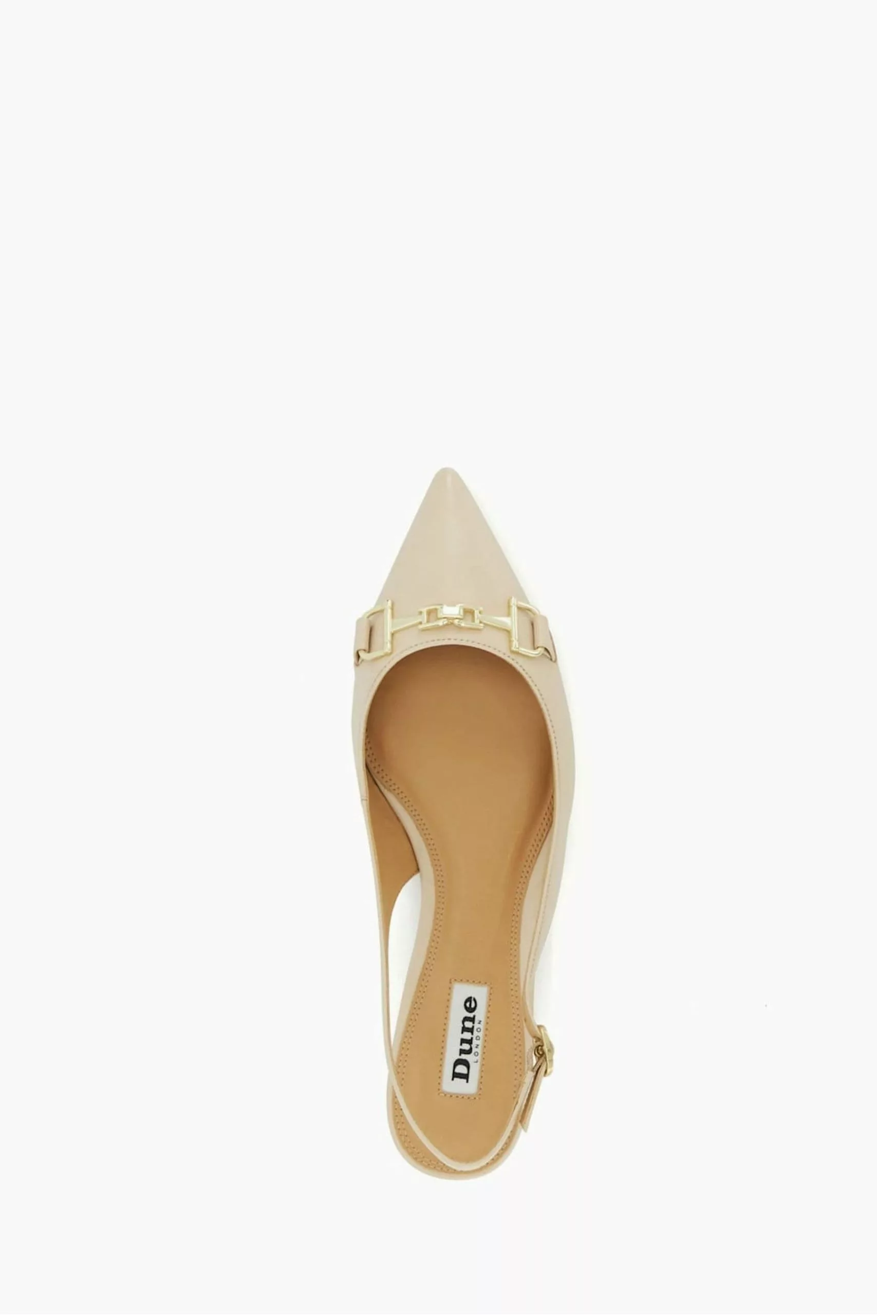 Dune London Cream Hopeful Snaffle Slingback Shoes 6 Dune London Cream Hopeful Snaffle Slingback Shoes - Image 4
