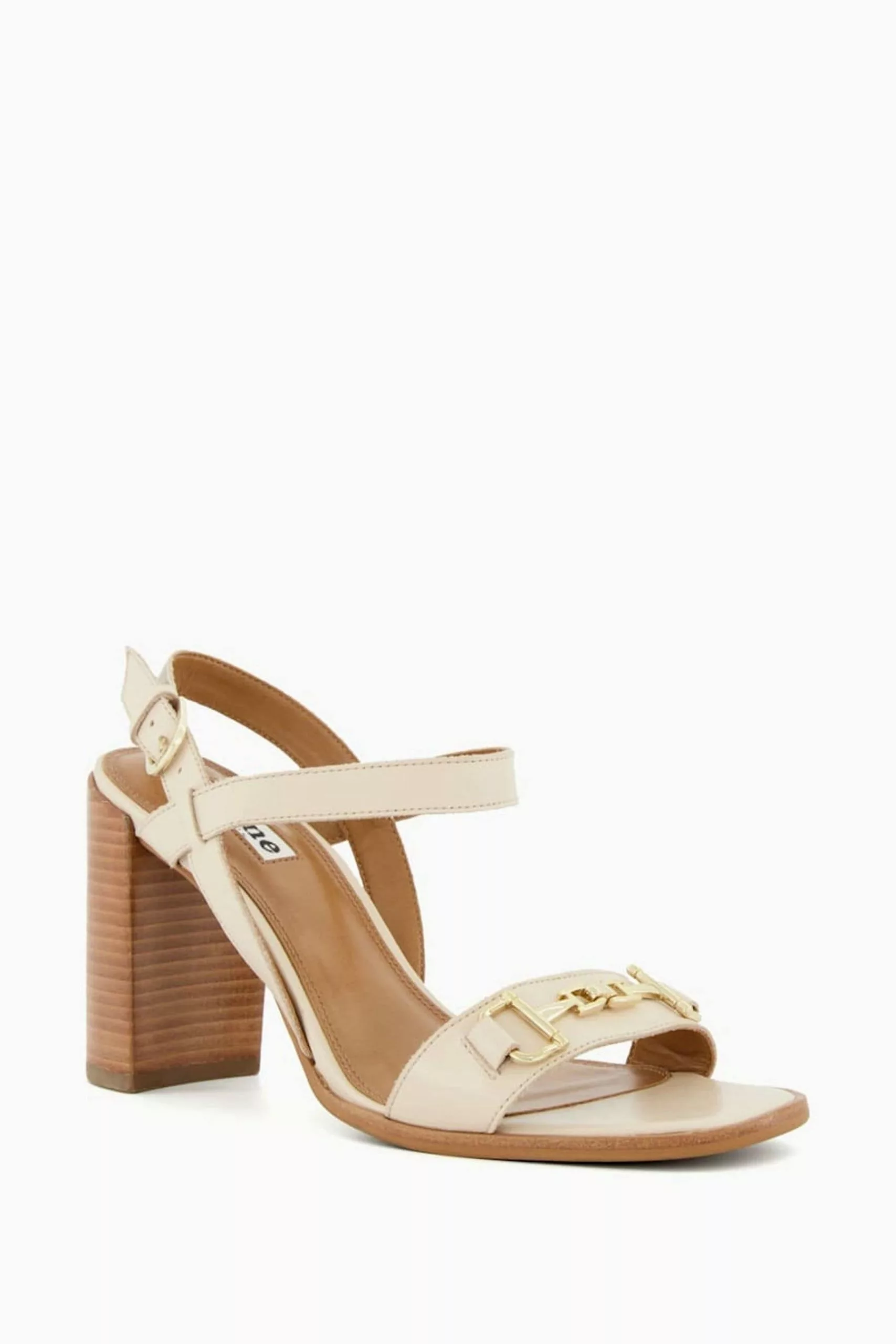 Dune London Cream Jili Snaffle Block Heel Sandals 4 Dune London Cream Jili Snaffle Block Heel Sandals - Image 2