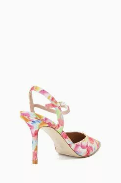 Dune London Pink Clarisse 2 Part Open Court Sandals -Style Sole Zone 132326s3