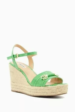 Dune London Green Kai Snaffle Wedges -Style Sole Zone 158611s3