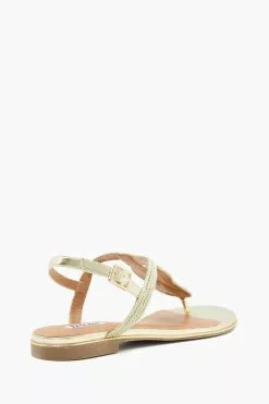 Dune London Gold Logics Twist Toe Post Sandals 8 Dune London Gold Logics Twist Toe Post Sandals -Style Sole Zone 159235s3