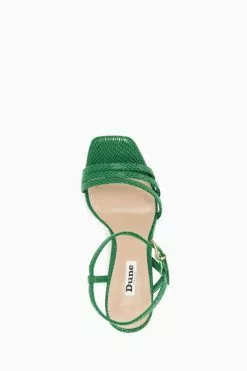 Dune London Green Magnum Barely There Sandals -Style Sole Zone 173452s4