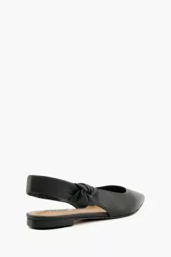 Dune London Heighten Twist Knot Black Slingback Sandals 8 Dune London Heighten Twist Knot Black Slingback Sandals -Style Sole Zone 181709s3
