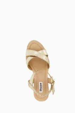 Dune London Animal Kind Cross Strap Covered Wedge Sandals 9 Dune London Animal Kind Cross Strap Covered Wedge Sandals -Style Sole Zone 199886s4