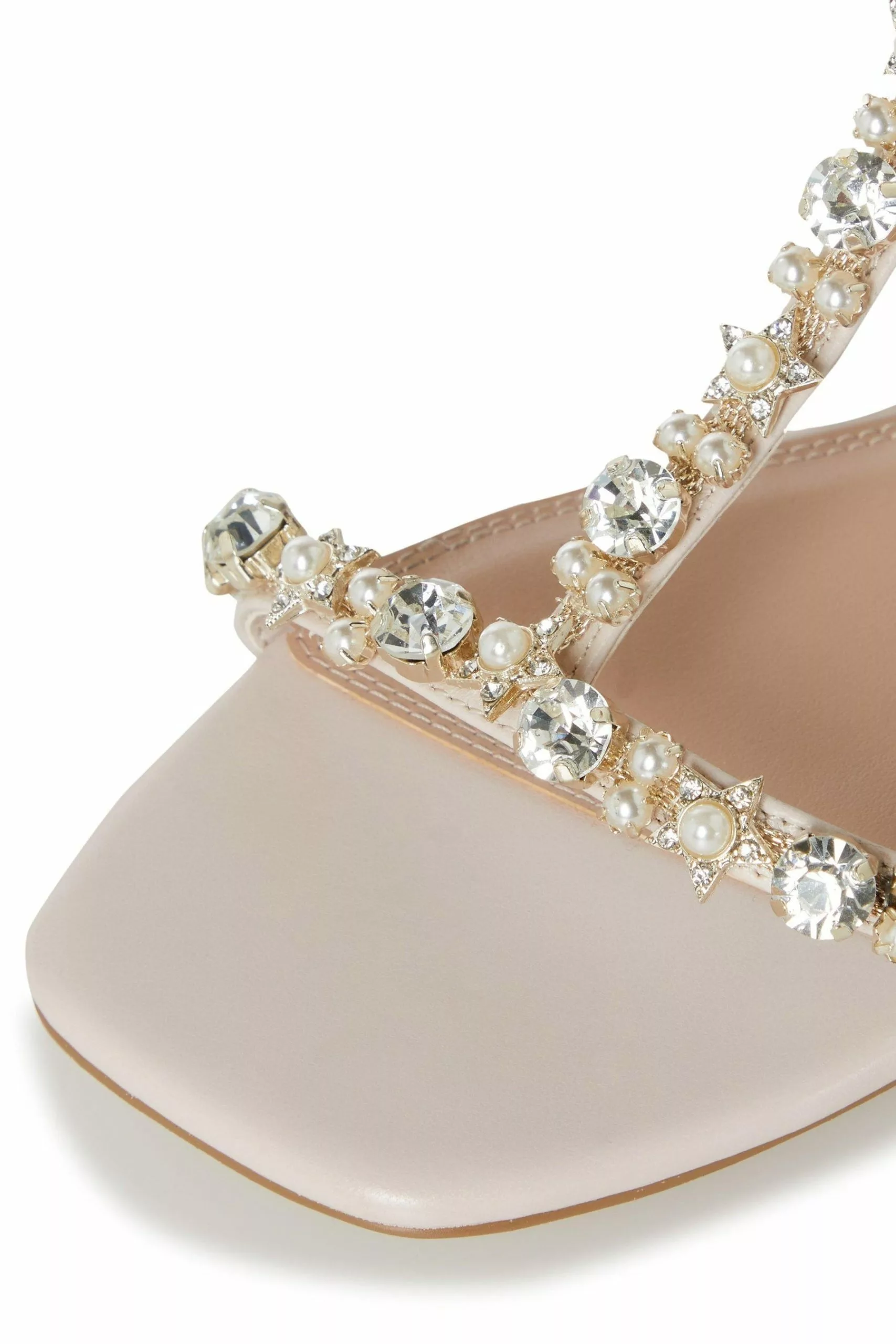 Dune London Black Nasa Embellished Flat Sandals 7 Dune London Black Nasa Embellished Flat Sandals - Image 5