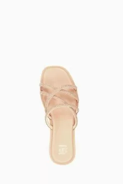 Dune London Pink Lilybet Strappy Embellished Sandals -Style Sole Zone 210530s4