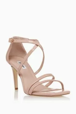 Dune London Musical Square Toe High Heel Sandals -Style Sole Zone 217117s2