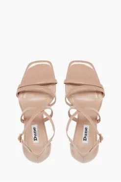 Dune London Musical Square Toe High Heel Sandals -Style Sole Zone 217117s3