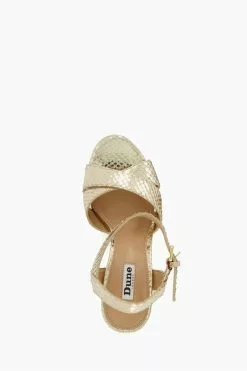 Dune London Animal Jealous Platform Cross Strap Sandals -Style Sole Zone 258854s4