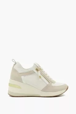 Dune London Eilin Zip Detail Wedge Trainers