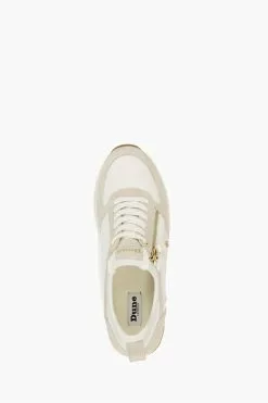 Dune London Eilin Zip Detail Wedge Trainers -Style Sole Zone 318747s4