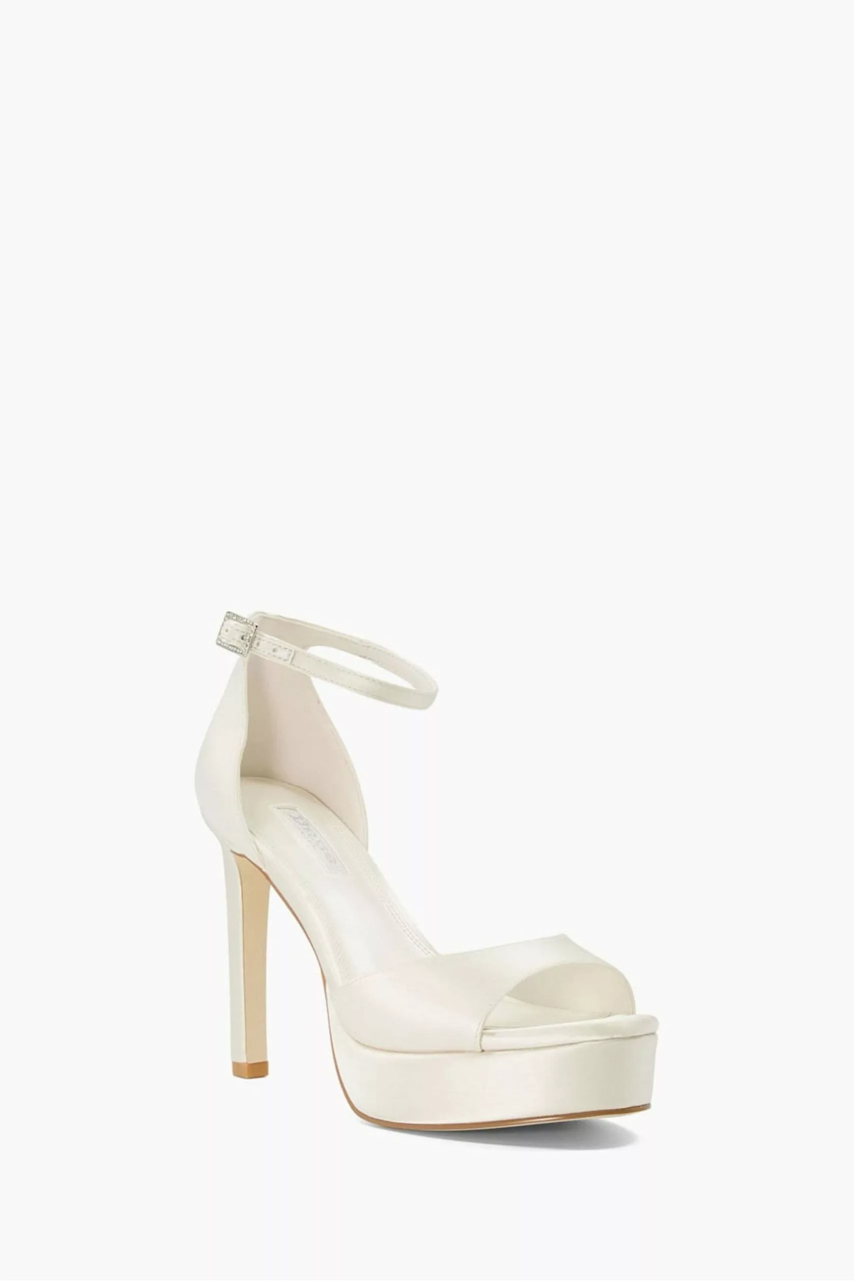 Dune London Cream Mistia Platform Sandals 4 Dune London Cream Mistia Platform Sandals - Image 2