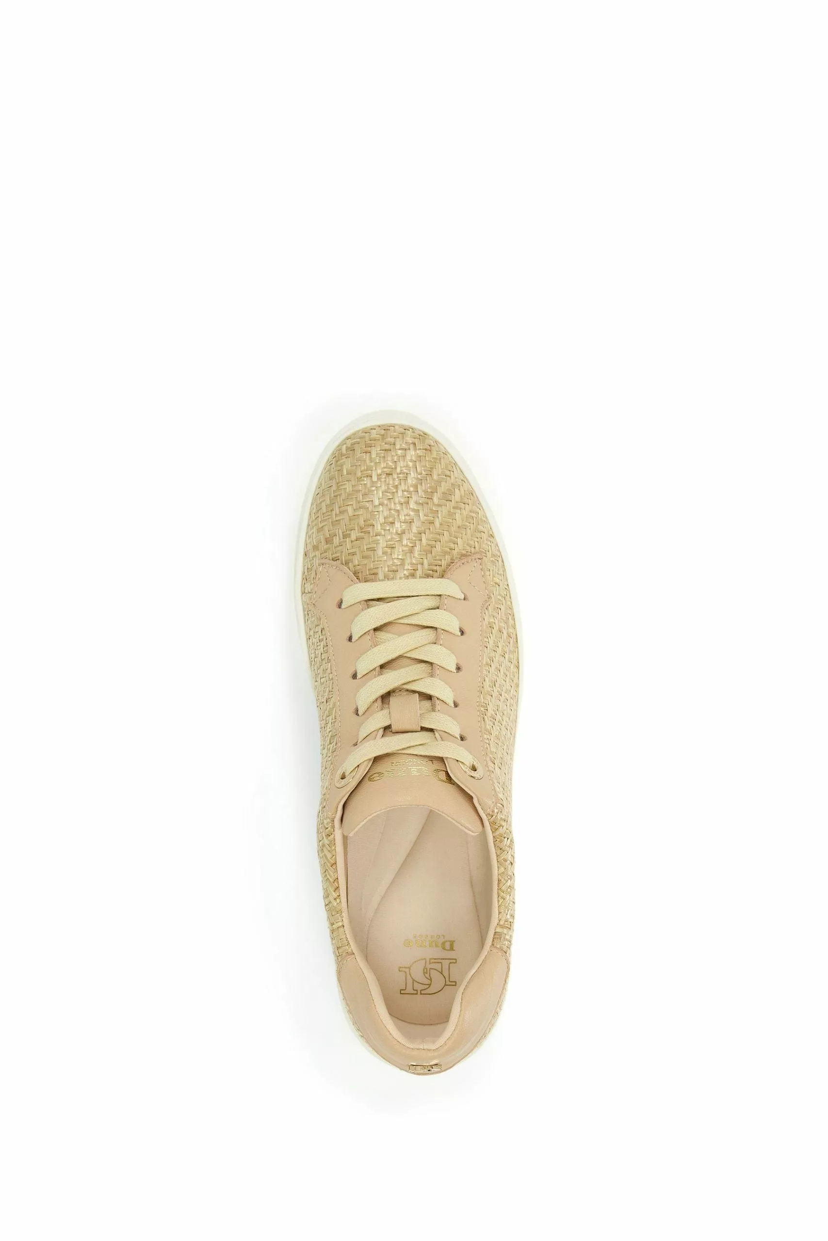 Dune London Natural Episode Flatform Sole Trainers 6 Dune London Natural Episode Flatform Sole Trainers - Image 4