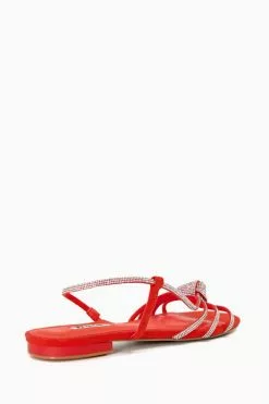 Dune London Nya Crystal Knot Flat Sandals 8 Dune London Nya Crystal Knot Flat Sandals -Style Sole Zone 363905s3