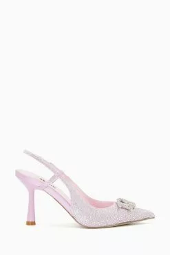 Dune London Pink Create Crystal DD Open Courts