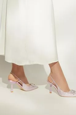 Dune London Pink Create Crystal DD Open Courts -Style Sole Zone 365291s5