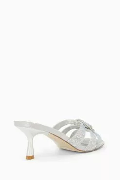 Dune London Silver Manor Diamante DD Crystal Mules 8 Dune London Silver Manor Diamante DD Crystal Mules -Style Sole Zone 373245s3