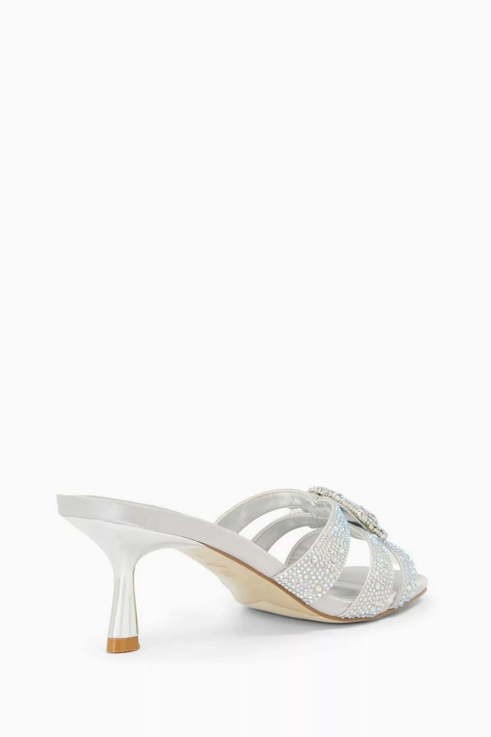 Dune London Silver Manor Diamante DD Crystal Mules 5 Dune London Silver Manor Diamante DD Crystal Mules - Image 3