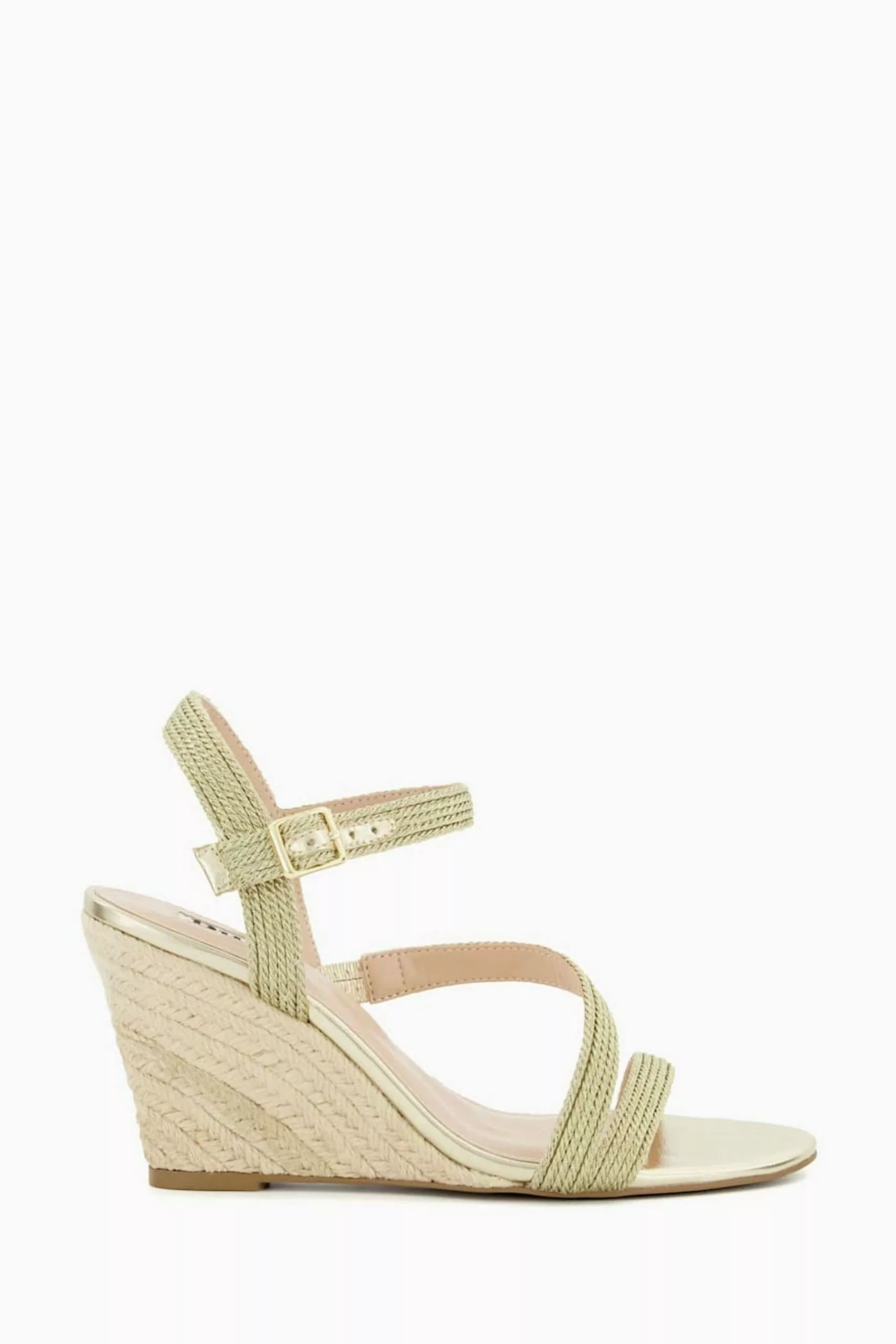 Dune London Gold Kaia Rope Wedges 3 Dune London Gold Kaia Rope Wedges