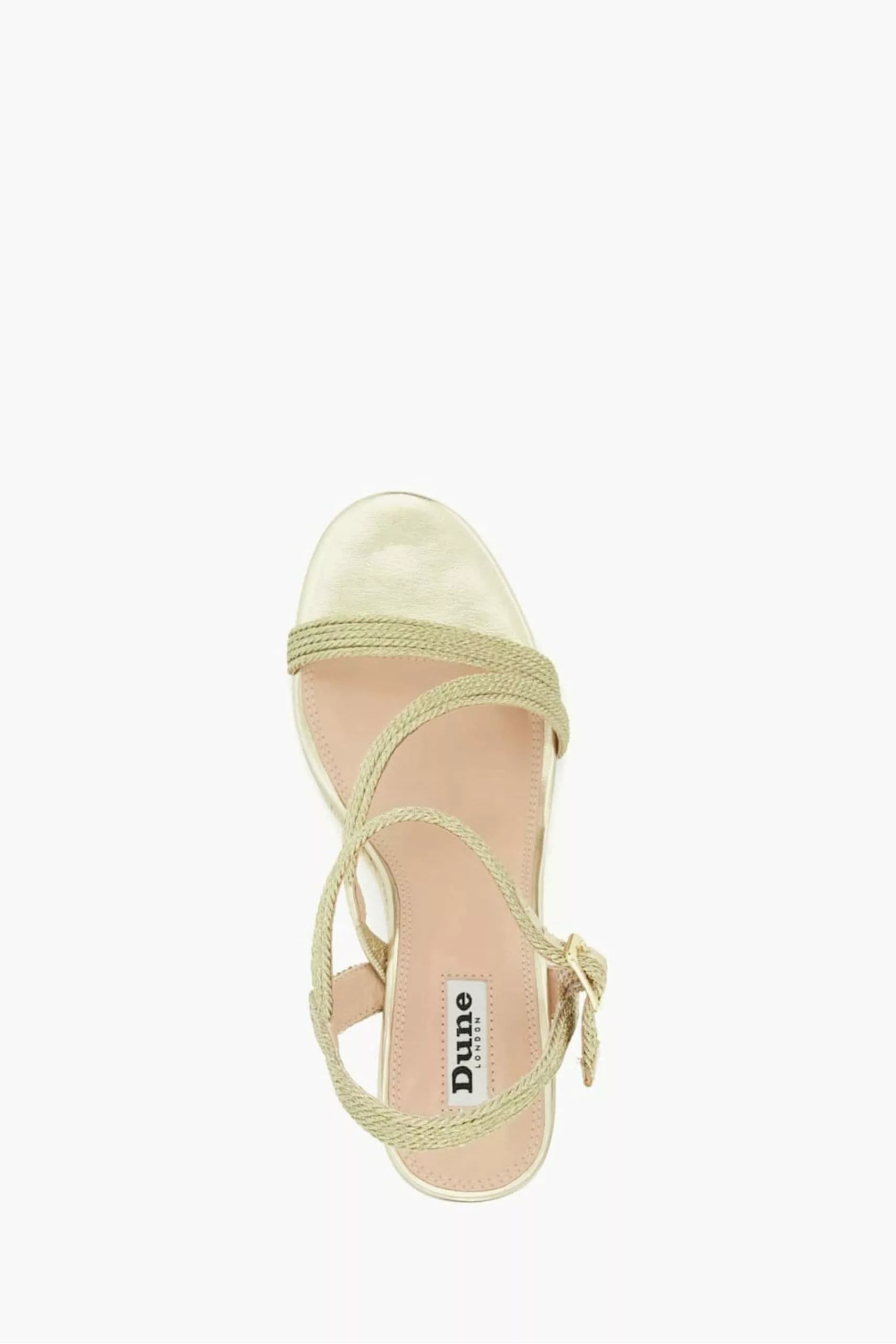 Dune London Gold Kaia Rope Wedges 6 Dune London Gold Kaia Rope Wedges - Image 4