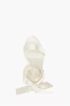 Dune London Marnies Ankle Tie Block Heels -Style Sole Zone 399405s4