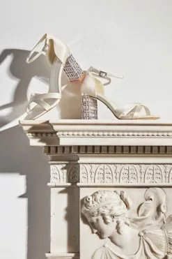 Dune London Cream Malena Crystal Block Heel Sandals 13 Dune London Cream Malena Crystal Block Heel Sandals -Style Sole Zone 401989s5