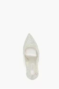 Dune London Cream Bellvue Pearl And Crystal Courts -Style Sole Zone 409946s4
