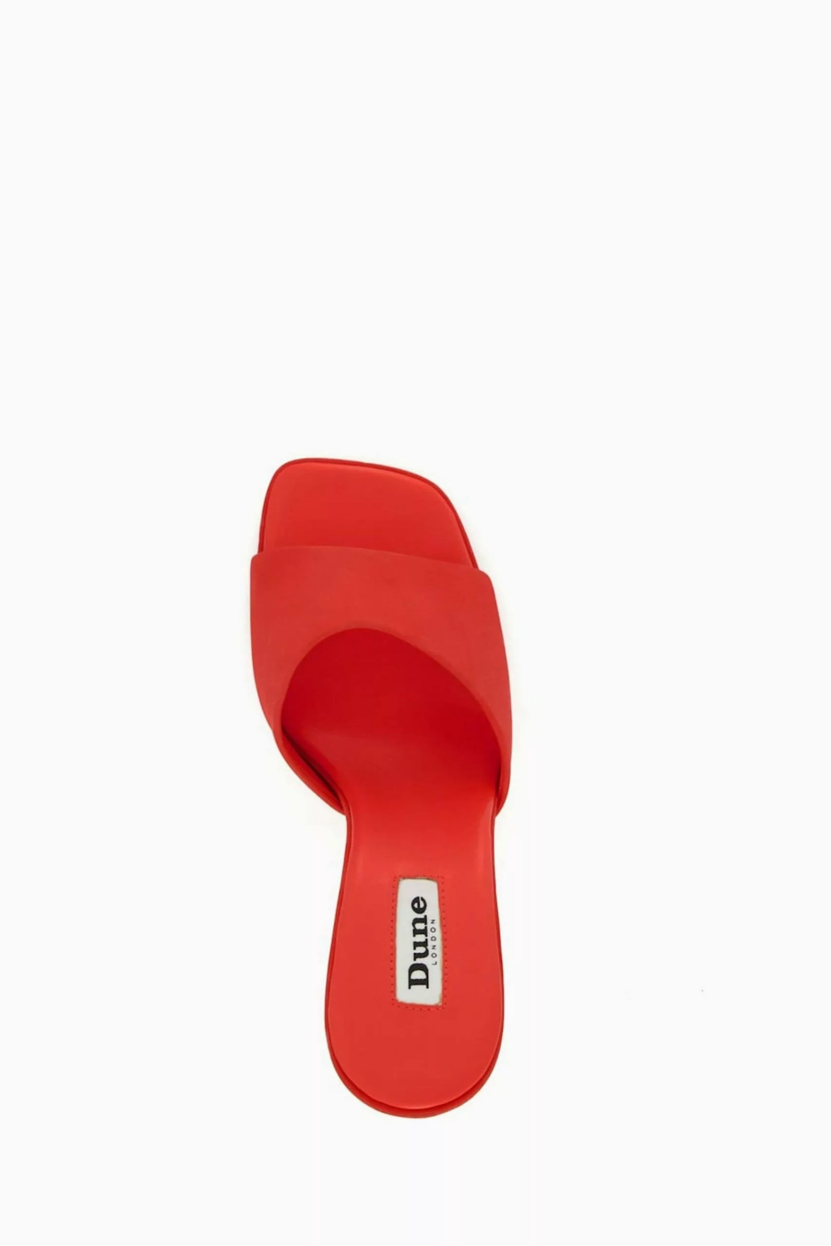 Dune London Orange Magazine Flare Heels Mules 5 Dune London Orange Magazine Flare Heels Mules - Image 3