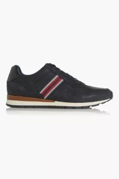 Dune London Mens Side Stripe Trainers -Style Sole Zone 487237s3