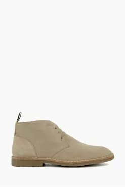 Dune London Natural Cashed Desert Boots