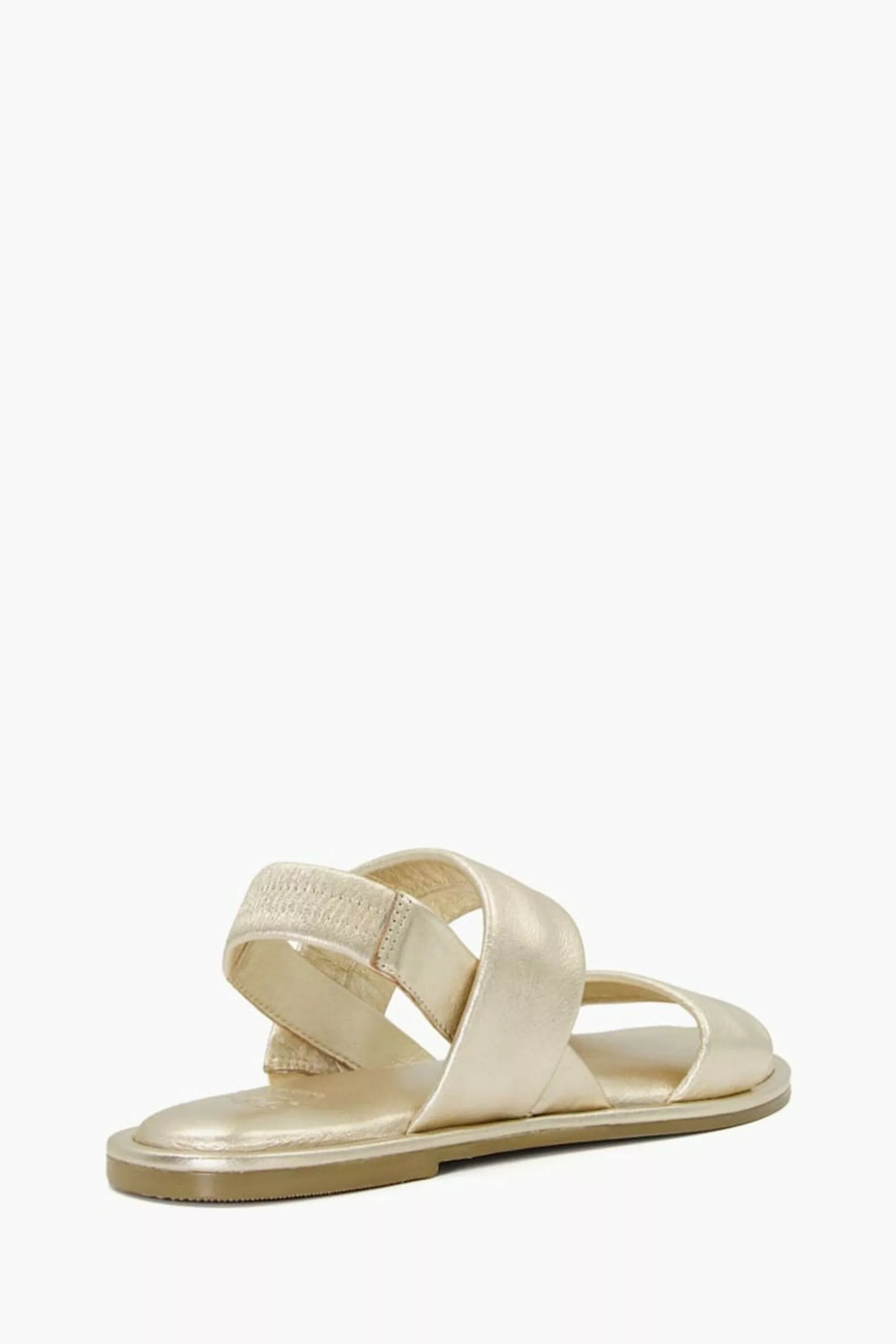 Dune London Gold Laude Cushion Comfort Flats 5 Dune London Gold Laude Cushion Comfort Flats - Image 3