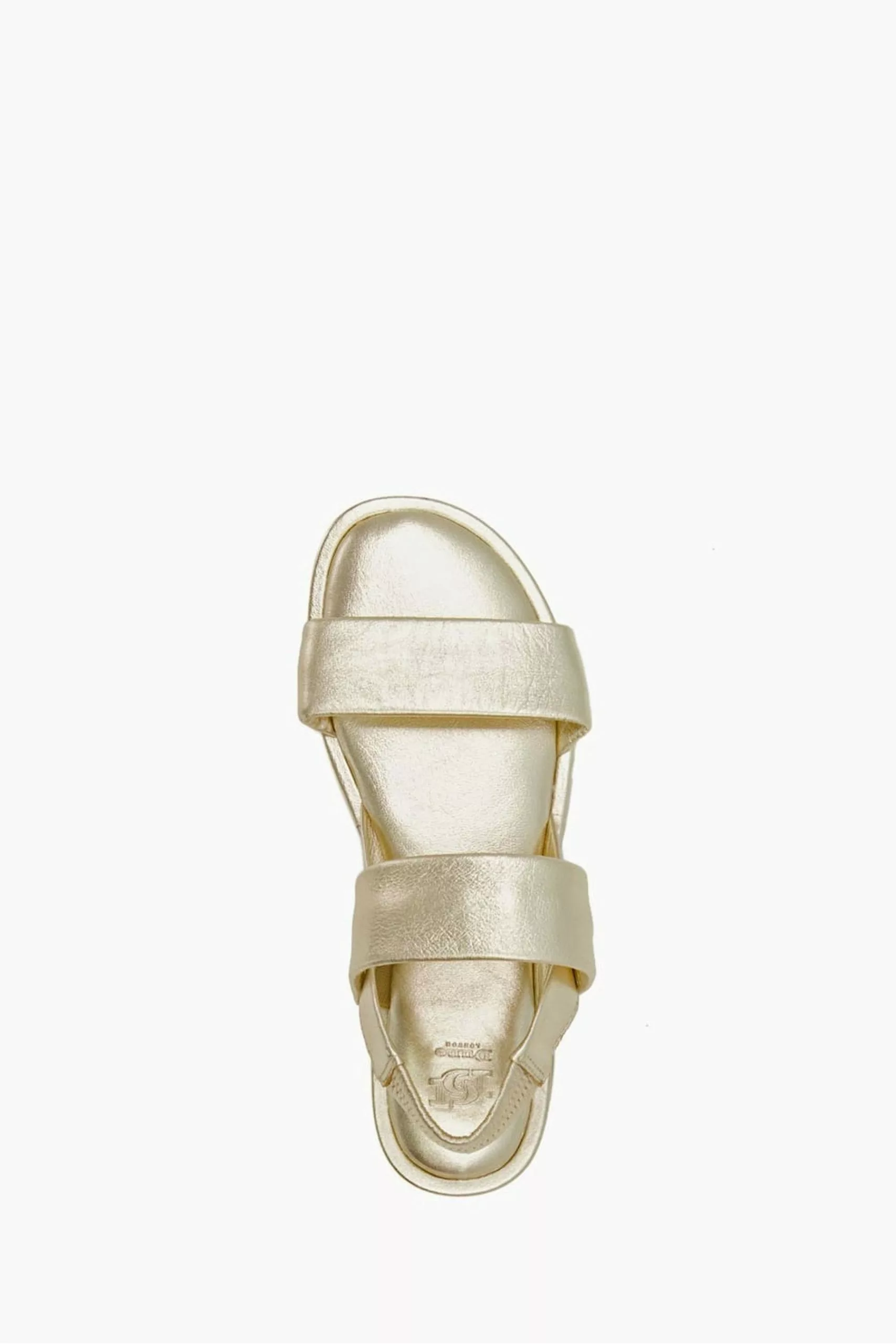 Dune London Gold Laude Cushion Comfort Flats 6 Dune London Gold Laude Cushion Comfort Flats - Image 4