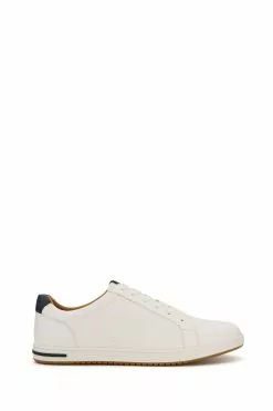 Dune London Tezzy Perf Entry White Trainers