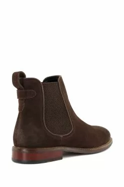 Dune London Clicker Brogue Toe Chelsea Brown Boots -Style Sole Zone 596745s3