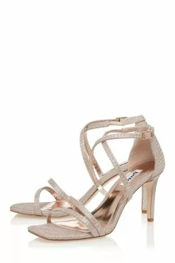 Dune London Metallic Musical Square Natural Toe High Heel Sandals 10 Dune London Metallic Musical Square Natural Toe High Heel Sandals -Style Sole Zone 617610s2