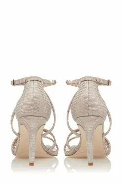 Dune London Metallic Musical Square Natural Toe High Heel Sandals 12 Dune London Metallic Musical Square Natural Toe High Heel Sandals -Style Sole Zone 617610s4