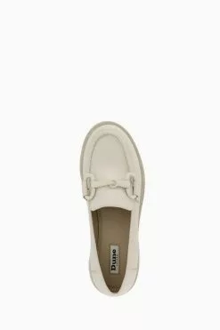 Dune London White Gazed Cleated Flare Heel Loafers 9 Dune London White Gazed Cleated Flare Heel Loafers -Style Sole Zone 642553s4