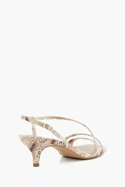 Dune London Animal Madely Asymmetric Strappy Sandals -Style Sole Zone 651560s3