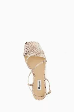 Dune London Animal Madely Asymmetric Strappy Sandals -Style Sole Zone 651560s4