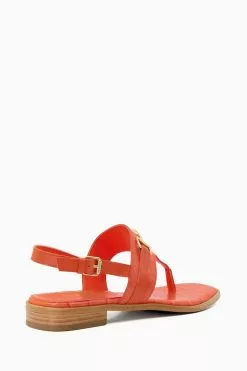 Dune London Orange Lexley Toe Post Snaffle Sandals 8 Dune London Orange Lexley Toe Post Snaffle Sandals -Style Sole Zone 740983s3