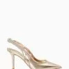 Dune London Natural Cinematic Knot Back Slingback Courts -Style Sole Zone 769848s