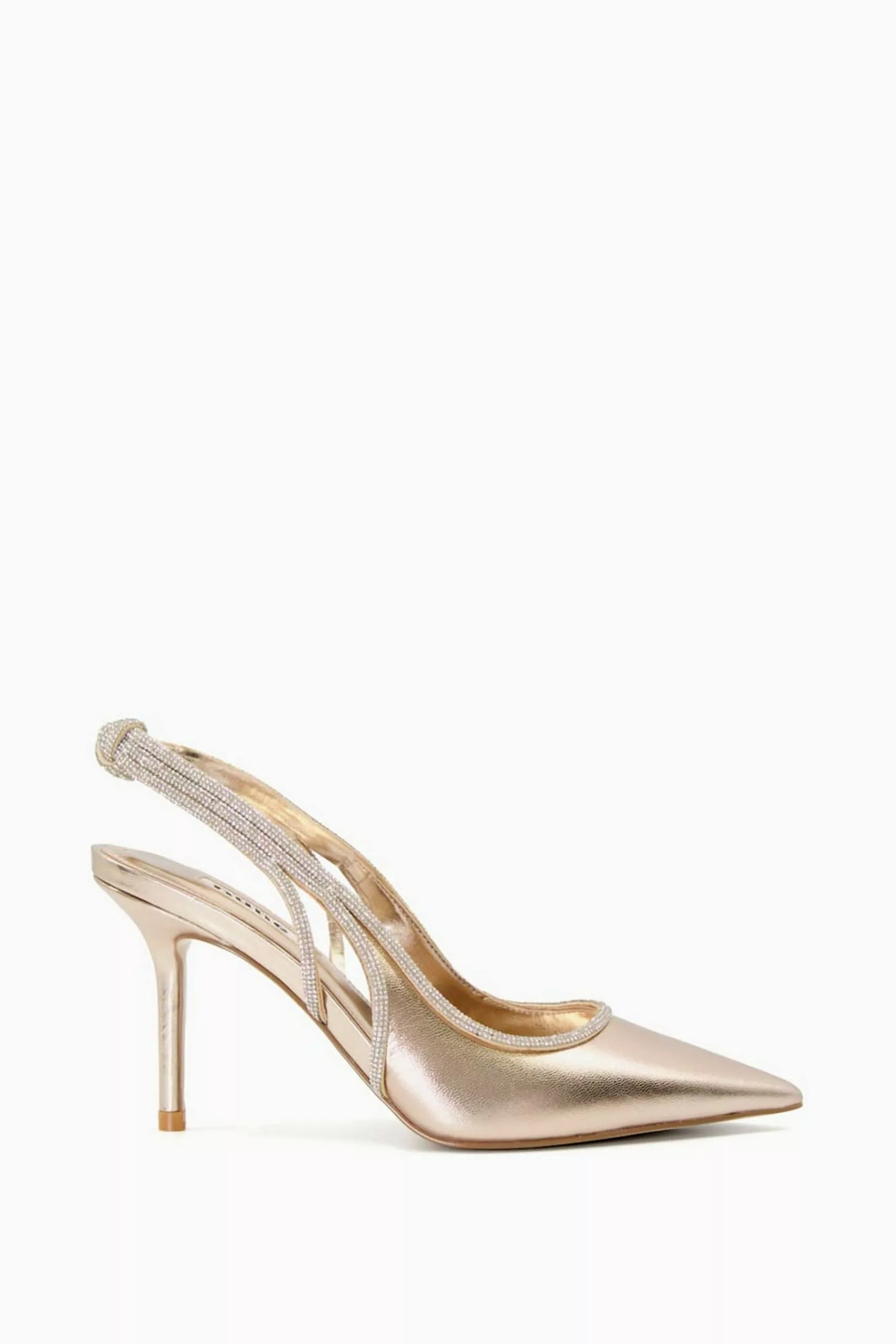 Dune London Natural Cinematic Knot Back Slingback Courts 3 Dune London Natural Cinematic Knot Back Slingback Courts