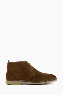 Dune London Brown Cashed Desert Boots -Style Sole Zone 876970s3