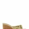 Dune London Gold Kope Knot Slim Wedges -Style Sole Zone 931195s