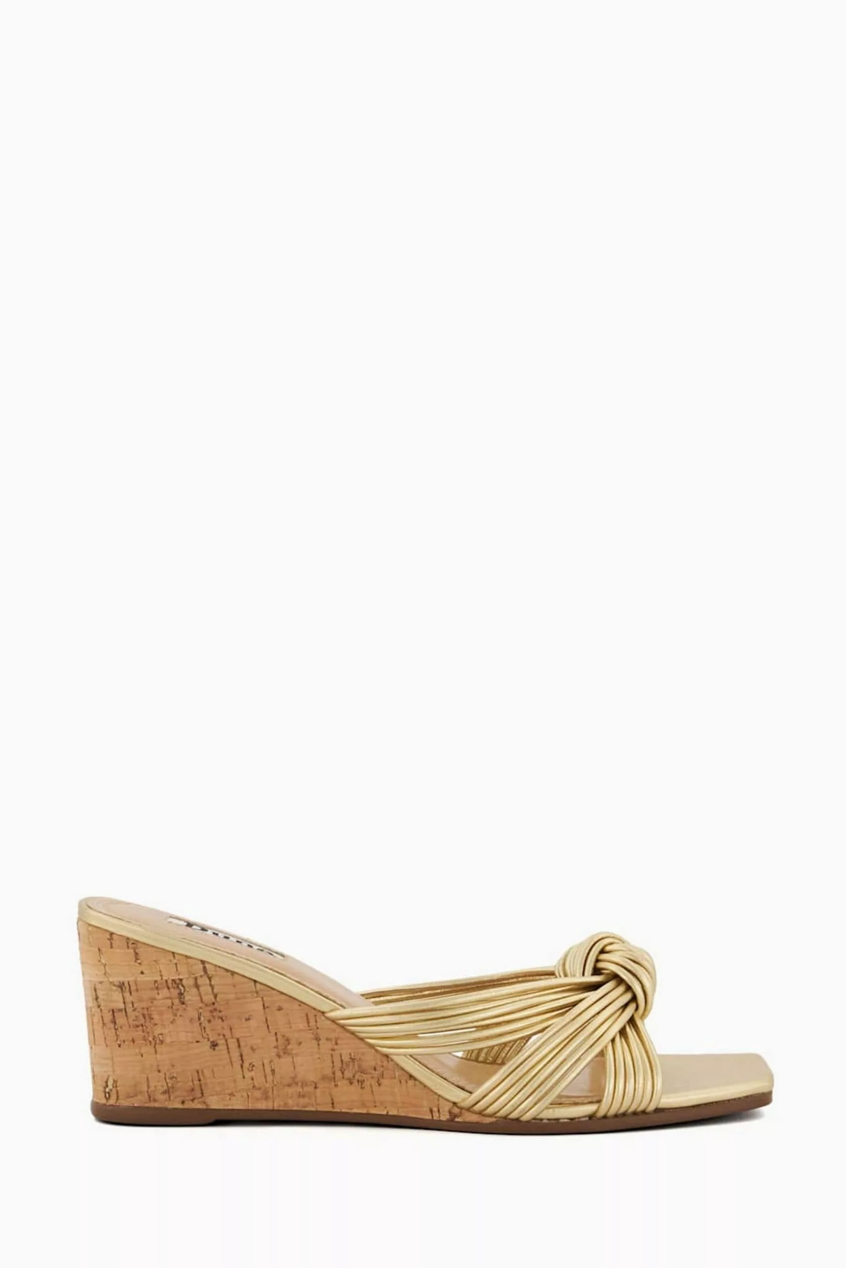 Dune London Gold Kope Knot Slim Wedges 4 Dune London Gold Kope Knot Slim Wedges - Image 2
