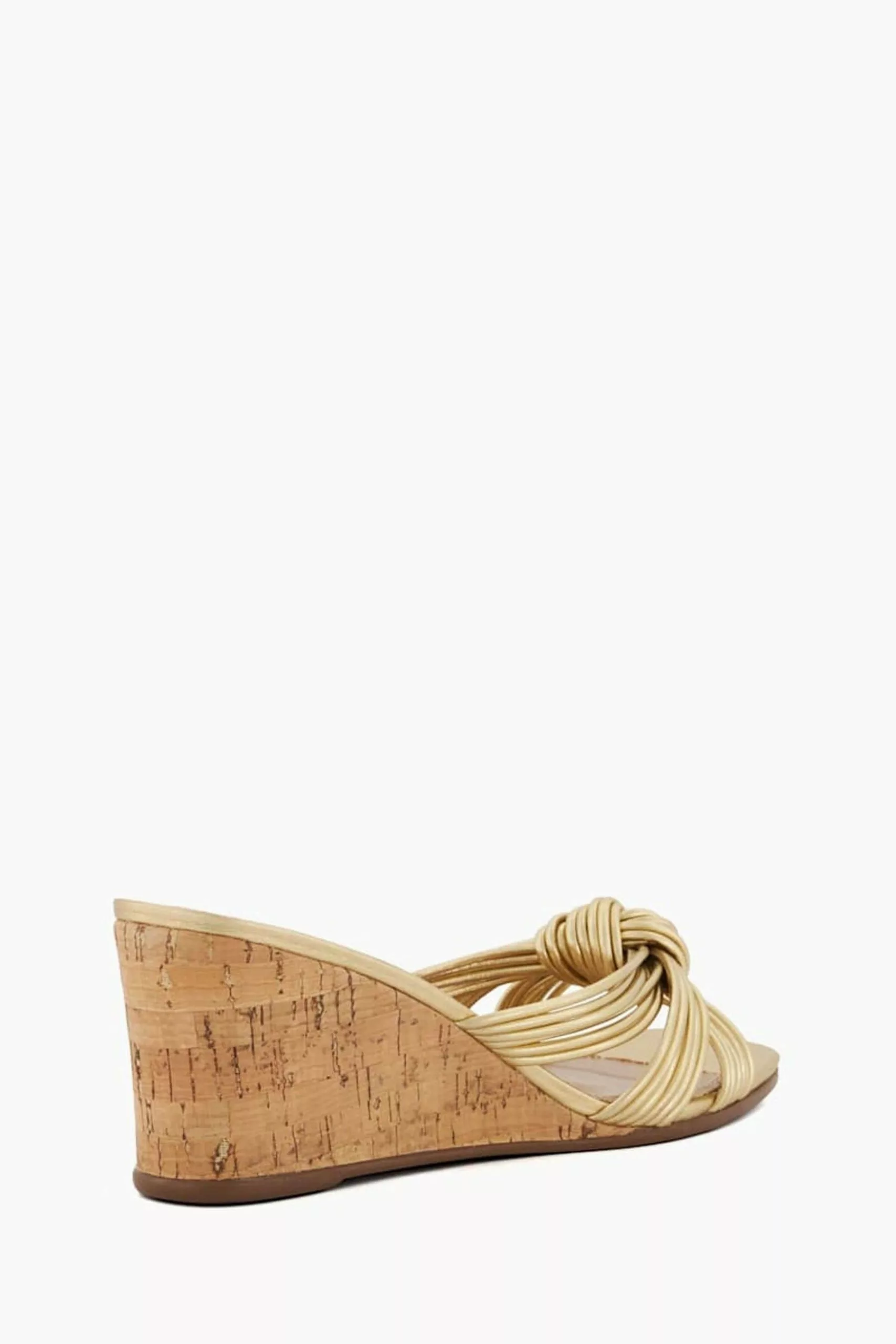 Dune London Gold Kope Knot Slim Wedges 6 Dune London Gold Kope Knot Slim Wedges - Image 4