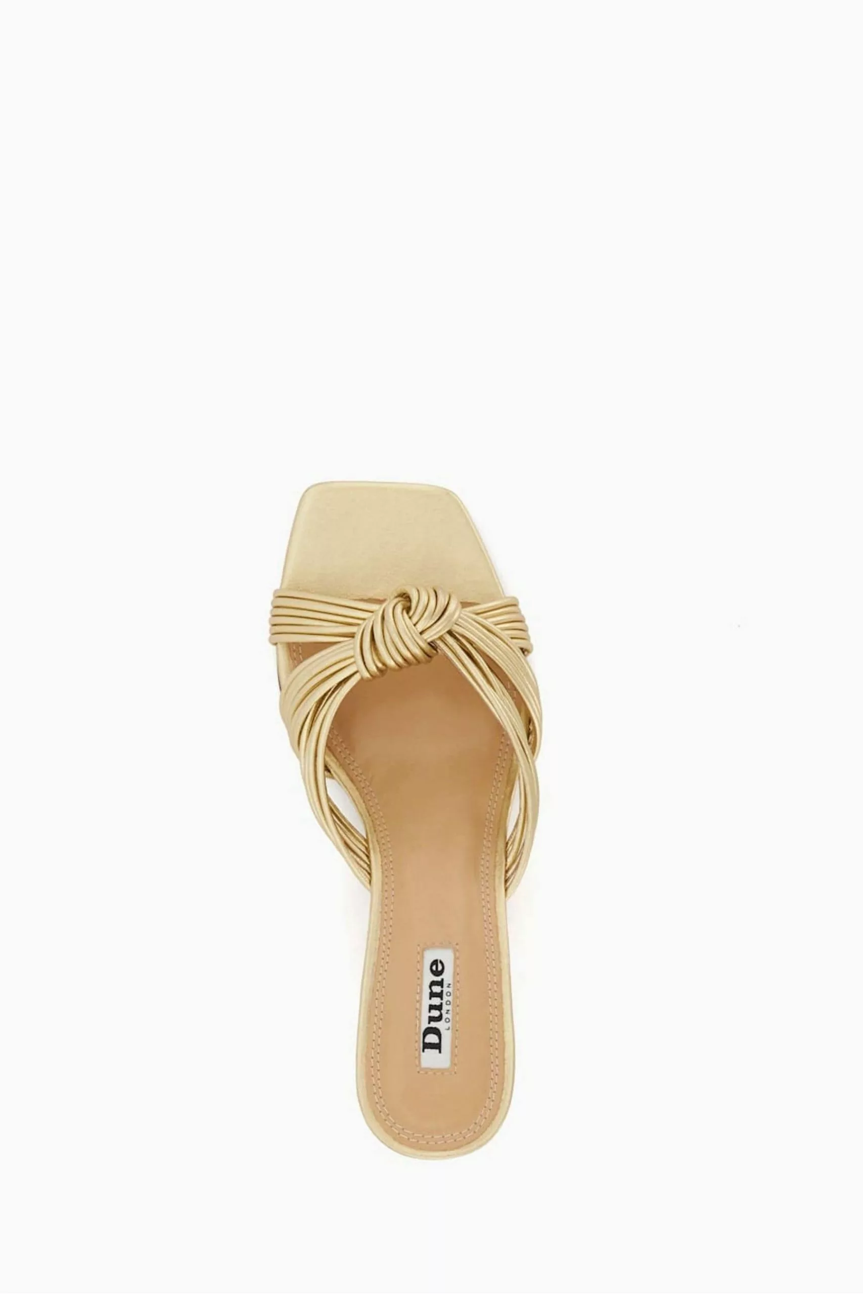 Dune London Gold Kope Knot Slim Wedges 7 Dune London Gold Kope Knot Slim Wedges - Image 5